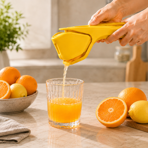 Foldable Citrus Squeezer – Fresh Juice in Seconds
