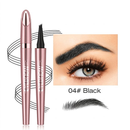💧 Waterproof Micro-Fork Brow Pen – Create Natural, Hair-Like Brows That Last All Day ✨