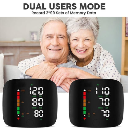 🔥Wrist Blood Pressure Monitor – LED Display, Adjustable, Health Tracking