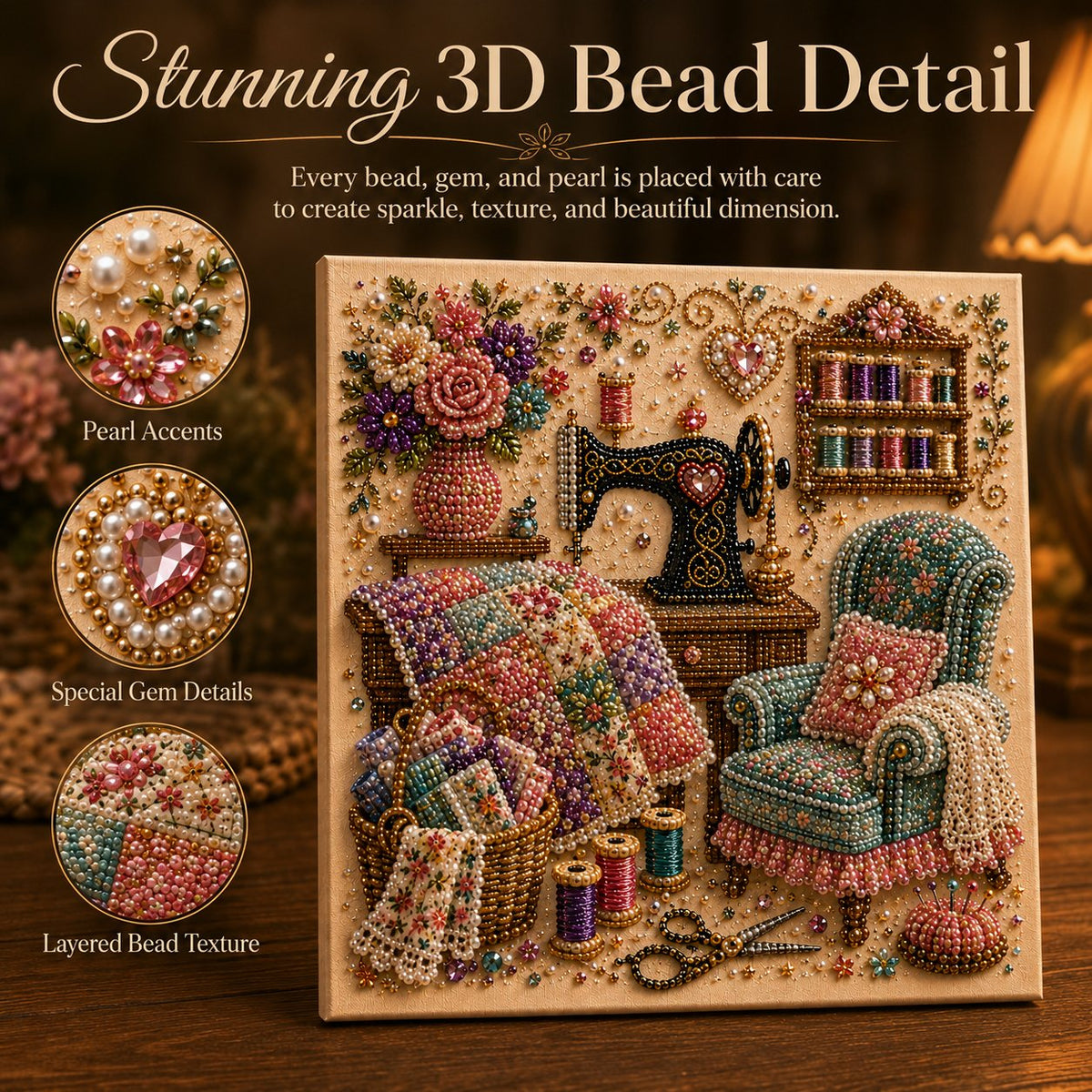 🔥Last Day Buy X Get X Free 🔥Almost Gone-💥✨ Cozy Hobby Rooms 3D Diamond Art Kit