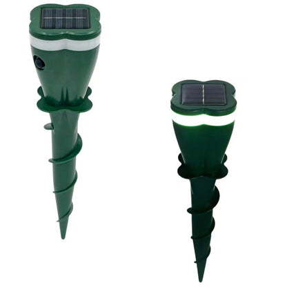 Solar Ultrasonic Animal Repeller 🌞 Outdoor Pest Deterrent for Yard, Garden & Lawn 🐾