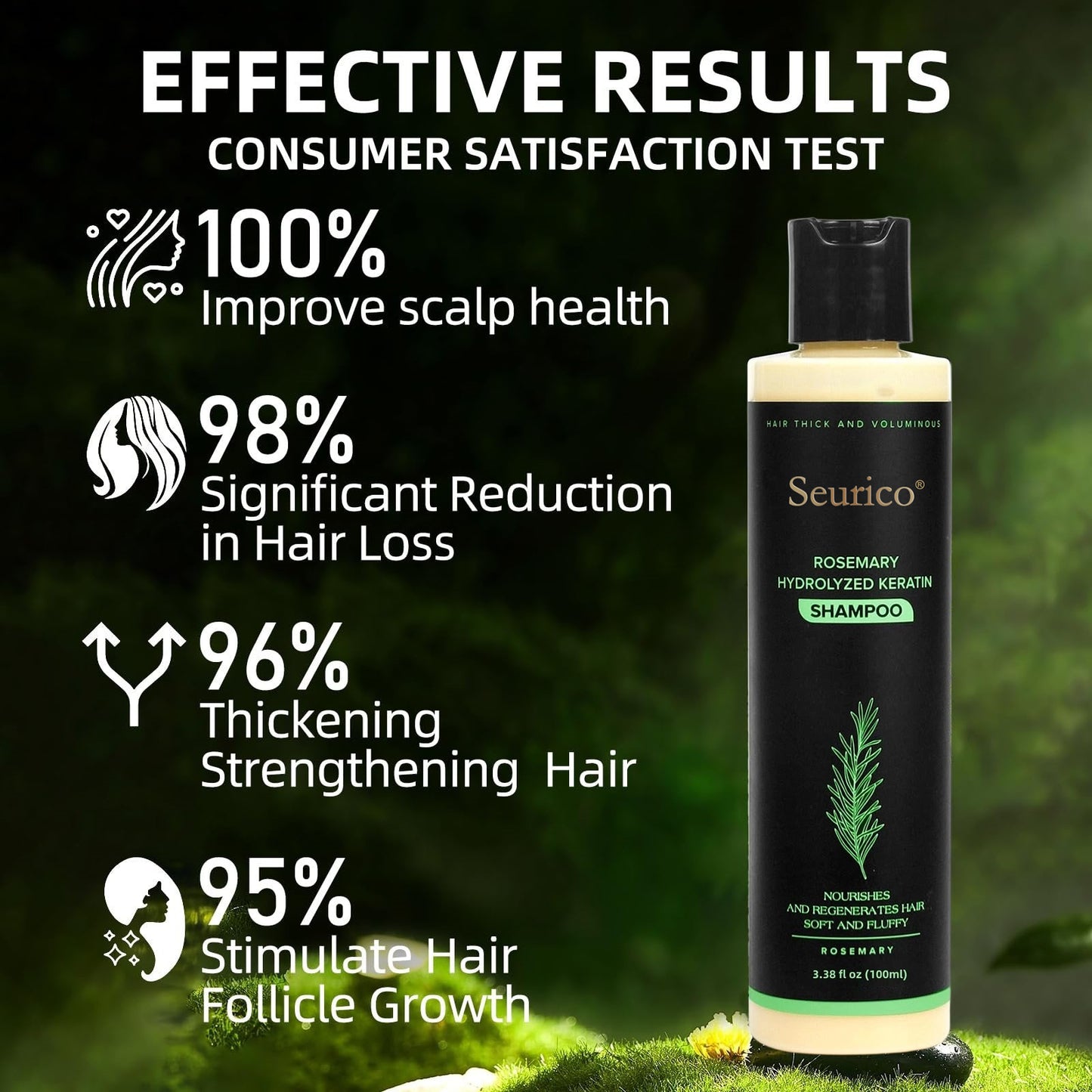 🔥Seurico Organic Rosemary Hair Growth Shampoo & Hair Conditioner