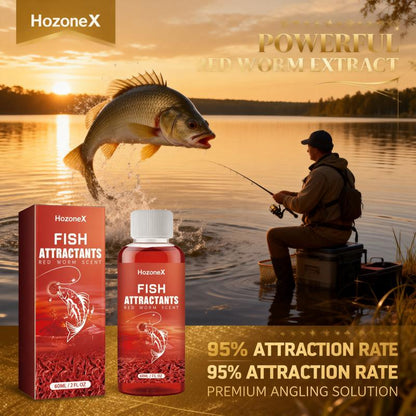 Red Worm Fishing Attractant Liquid 🐟 Fast Fish-Gathering Bait Booster for Freshwater Fishing 🔥
