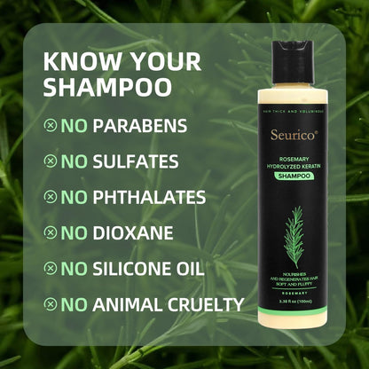 🔥Seurico Organic Rosemary Hair Growth Shampoo & Hair Conditioner