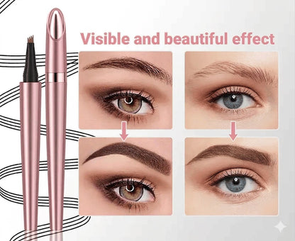 💧 Waterproof Micro-Fork Brow Pen – Create Natural, Hair-Like Brows That Last All Day ✨