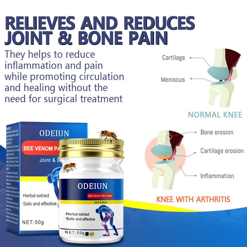 ODEIUN  New Zealand Bee Venom Joint and Bone Therapy Advanced Cream🐝
