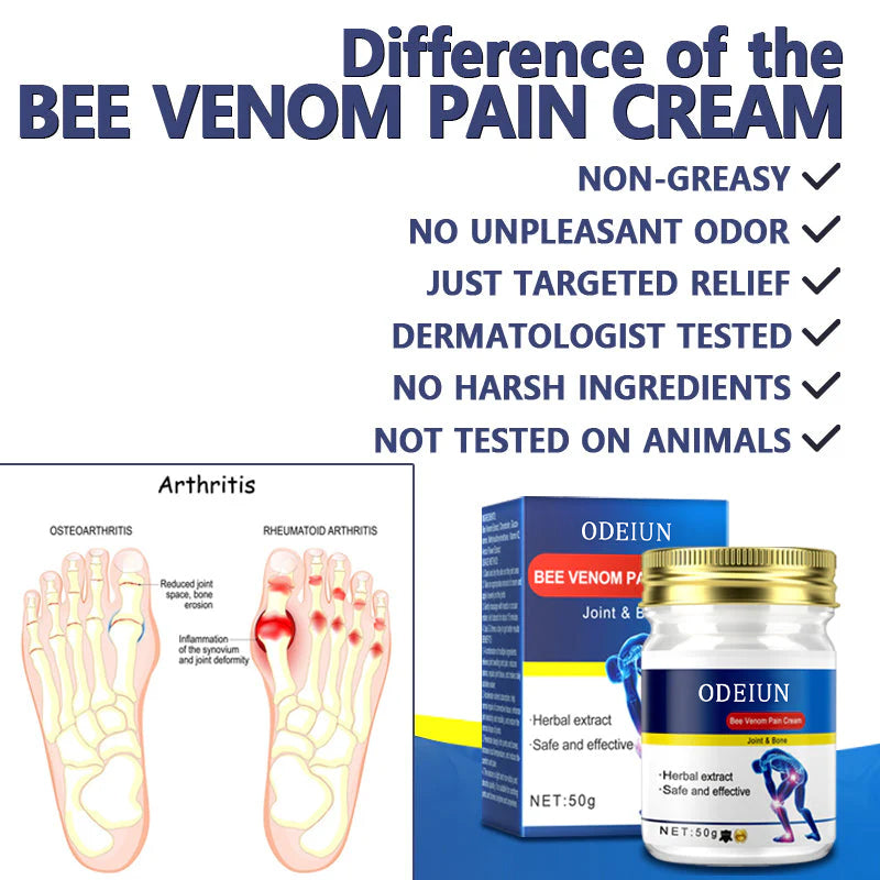 ODEIUN  New Zealand Bee Venom Joint and Bone Therapy Advanced Cream🐝