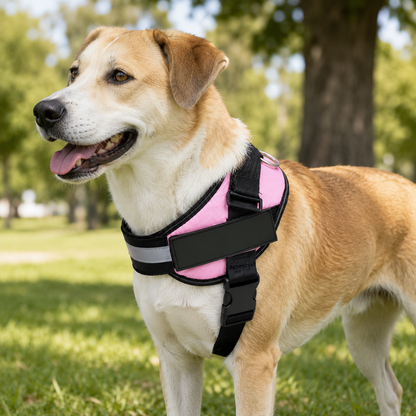 Reflective Dog Harness & Leash Set – Adjustable No-Pull Pet Chest Vest for Small to Large Dogs 🐾