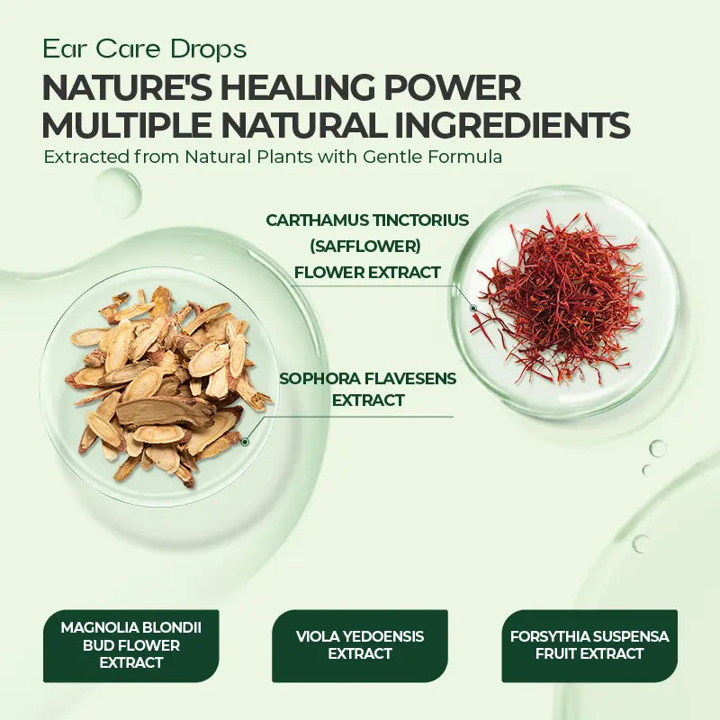 Ear Care Drops – Plant-Based Formula