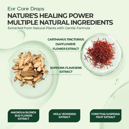 Ear Care Drops – Plant-Based Formula