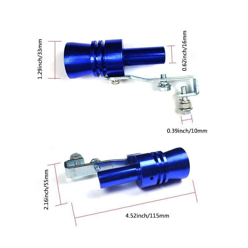 Exhaust Roar Sound Maker 🔥 Universal Car & Motorcycle Tailpipe Sound Whistle