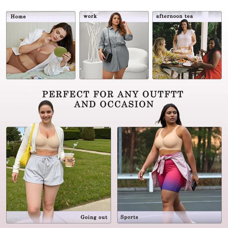 ❤️Just for you Comfort Essentials Full coverage wireless bra