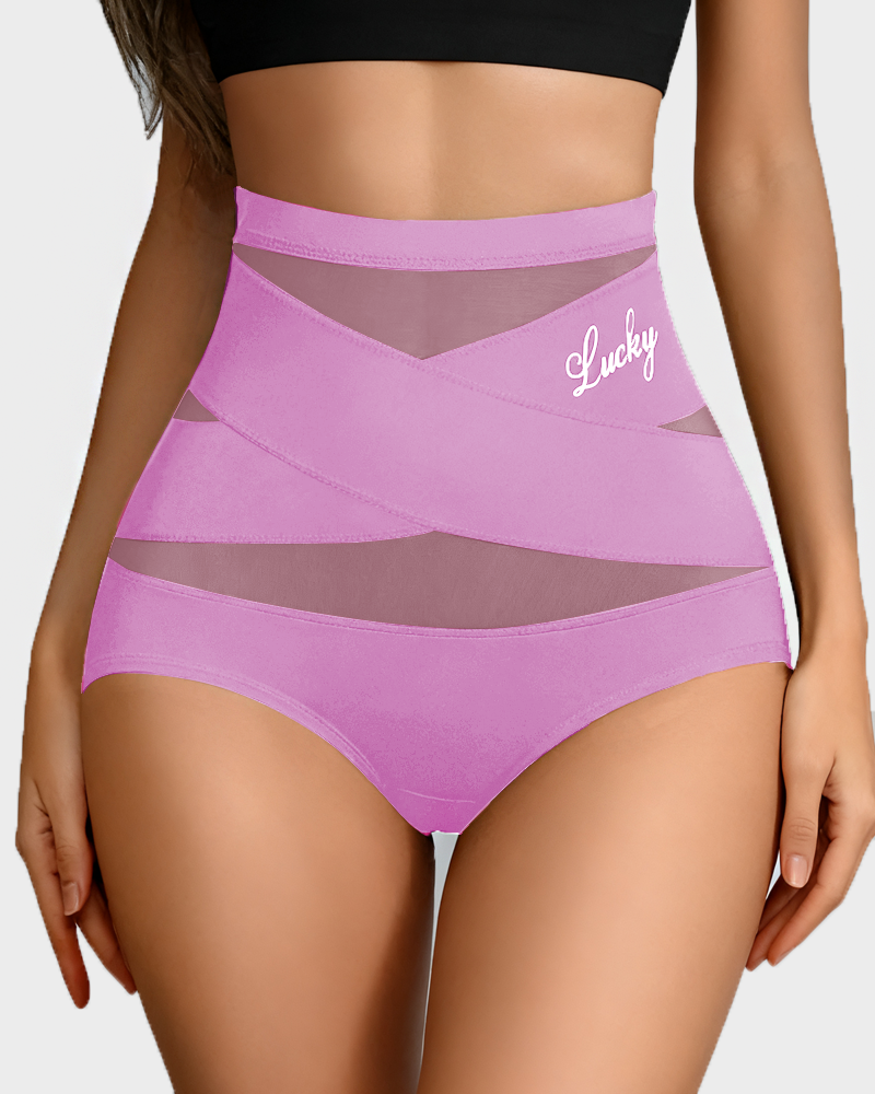 Tummy Control Shapewear Panties ✨ Crossover Waist Design for a Smooth, Confident Fit