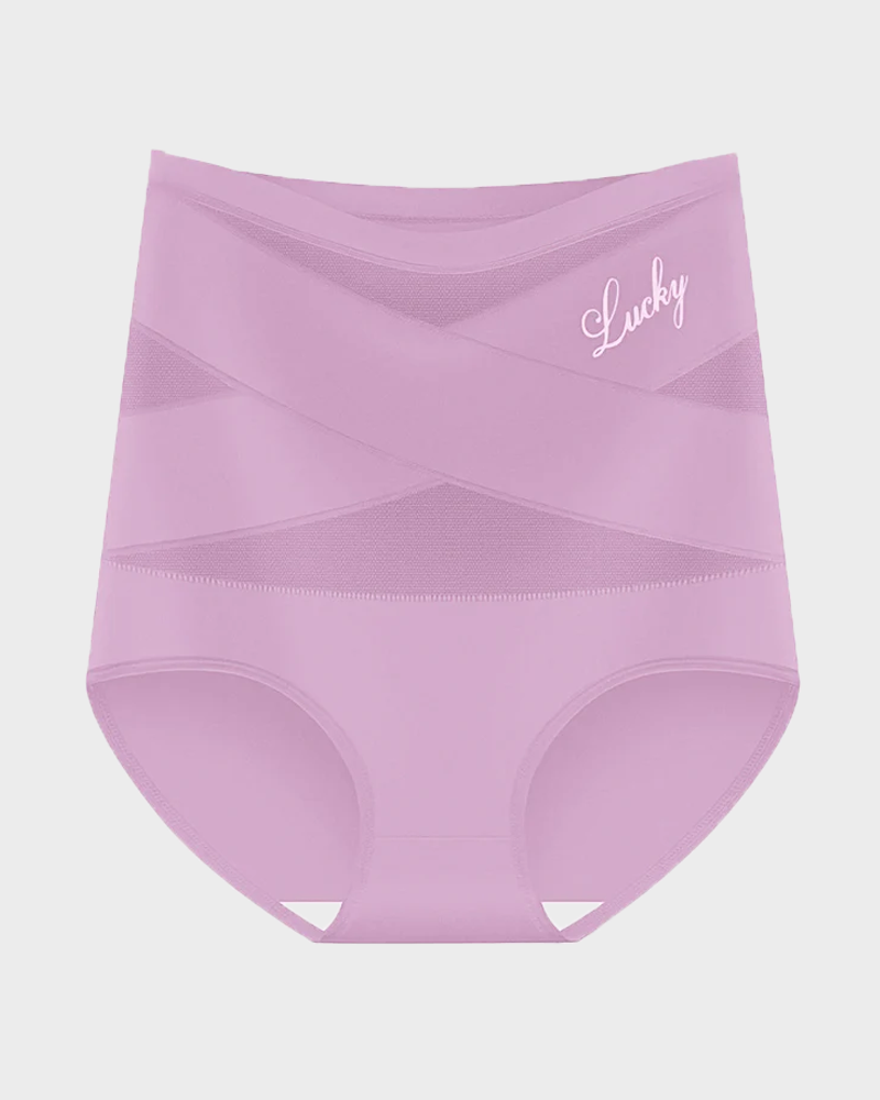 Tummy Control Shapewear Panties ✨ Crossover Waist Design for a Smooth, Confident Fit