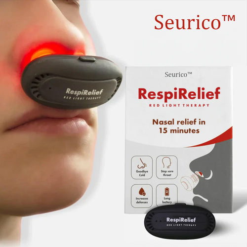 Seurico™ INSTANT RespiRelief red light nasal therapy device