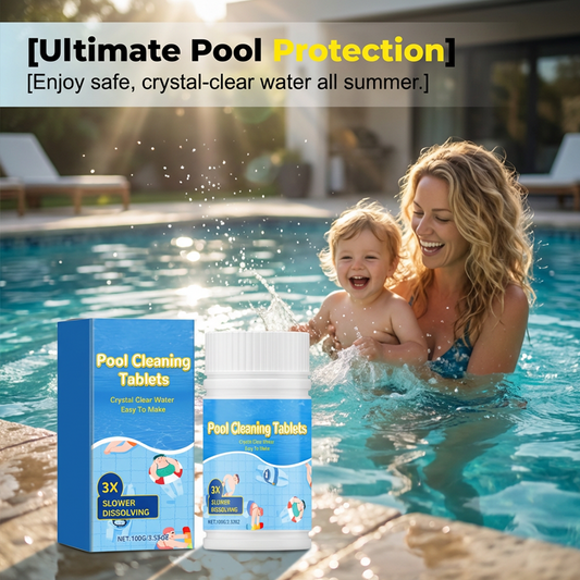 🏊‍♂️ Pool Cleaning Tablets – Keep Your Pool Water Crystal Clear & Fresh ✨