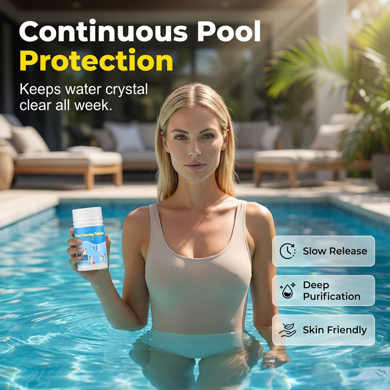 🏊‍♂️ Pool Cleaning Tablets – Keep Your Pool Water Crystal Clear & Fresh ✨