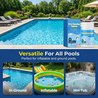 🏊‍♂️ Pool Cleaning Tablets – Keep Your Pool Water Crystal Clear & Fresh ✨