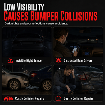 🚗 LIMITED-TIME SALE — UP TO 50% OFF!🔥Reflective Car Sticker Strips for Trunk & Rear Bumper