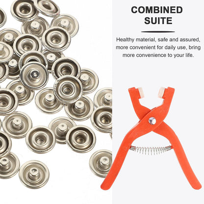 🧷 UP TO 50% OFF TODAY ONLY ✨ Sew-Free Snap Fastener Plier Kit — No Needle, No Thread