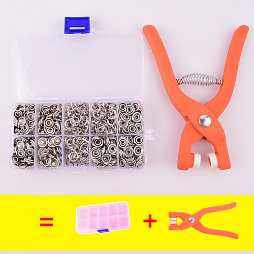 🧷 UP TO 50% OFF TODAY ONLY ✨ Sew-Free Snap Fastener Plier Kit — No Needle, No Thread