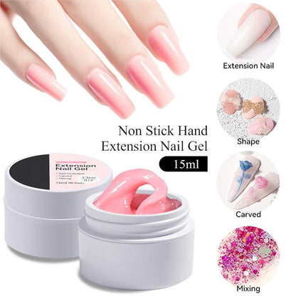 Extend Nails Instantly! No-Mess Solid Builder Gel