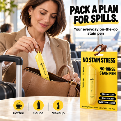 🥳2026 HOT SALE🥳💞50K+ SOLD! 🖊️✨ Portable Dual-Head Stain Remover Pen 🛡️✅