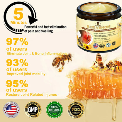 🐝[Official Store] ODEIUN Bee-Venom Pain-Relief Bone Healing Cream👨‍⚕️Approved by the American Osteopathic Association (AAOS)