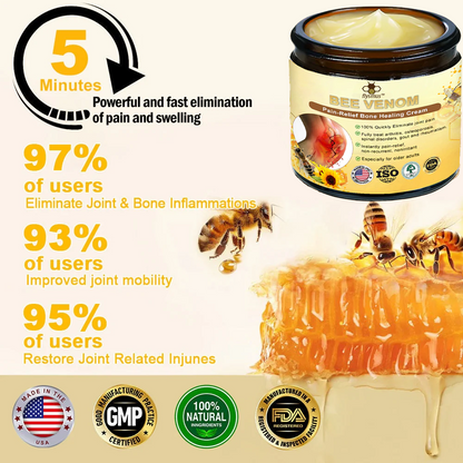 🐝[Official Store] Flysmus™ Bee-Venom Pain-Relief Bone Healing Cream👨‍⚕️Approved by the American Osteopathic Association (AAOS)（复制）