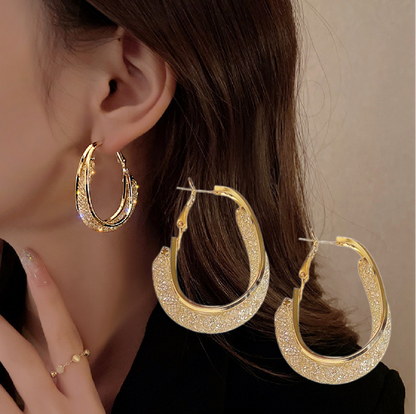 🎄Christmas Sale - 49% OFF🎁 Seurico™Lymphatic fashion Oval Earrings