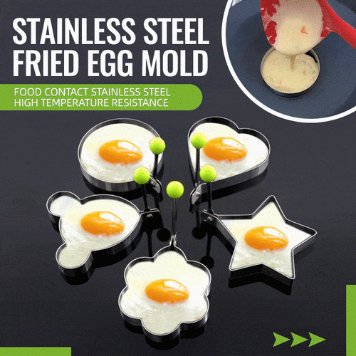 Seurico™ Stainless Steel Fried Egg Molds