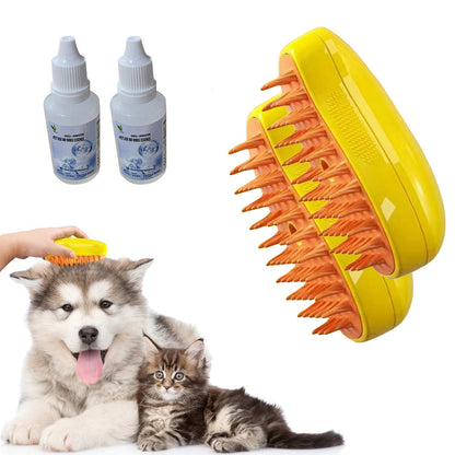 Cozyk™ Patented Exclusive Rechargeable Steam Pet Brush