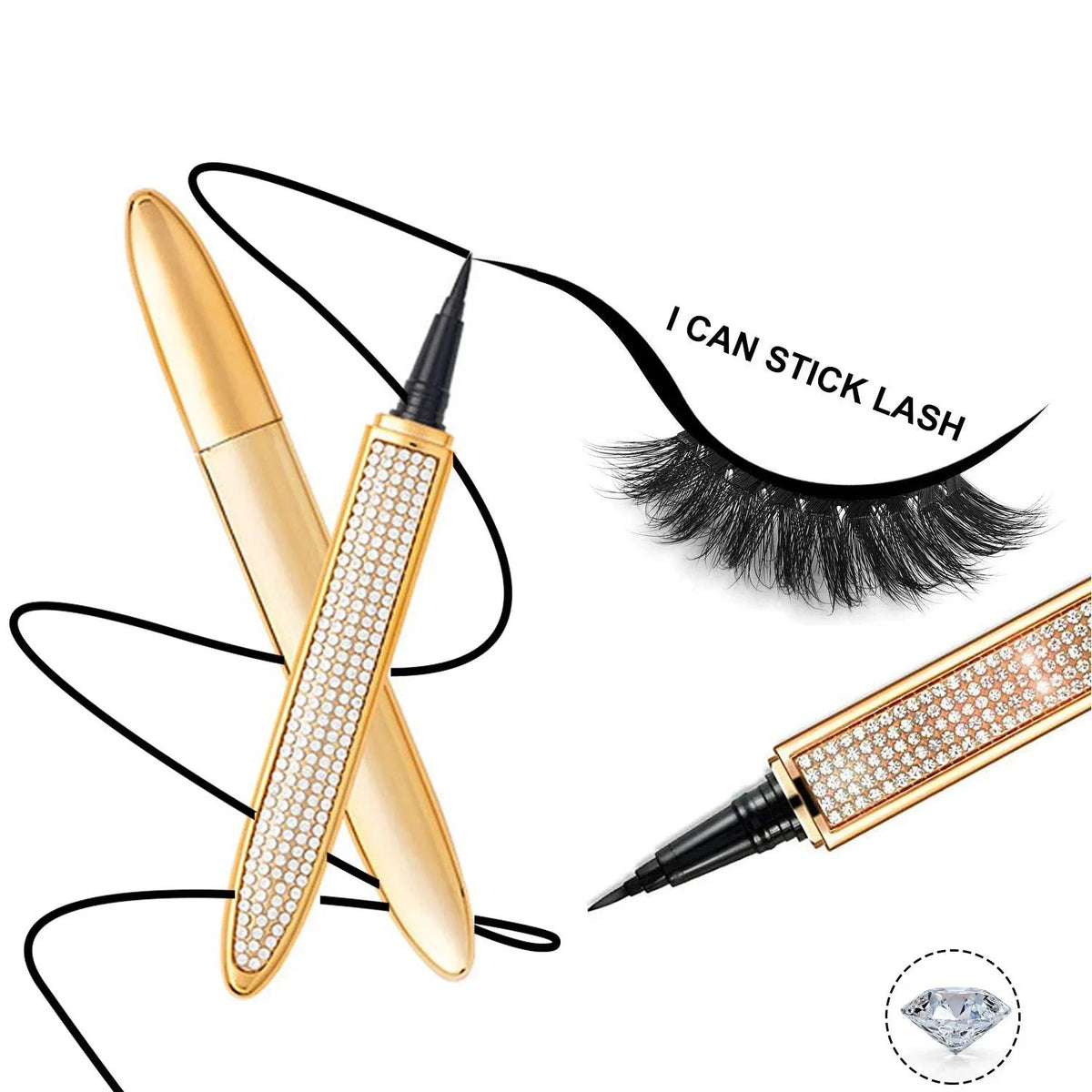 🔥2023 Seurico™ New Self-adhesive Eyeliner Eyelash Glue Pencil