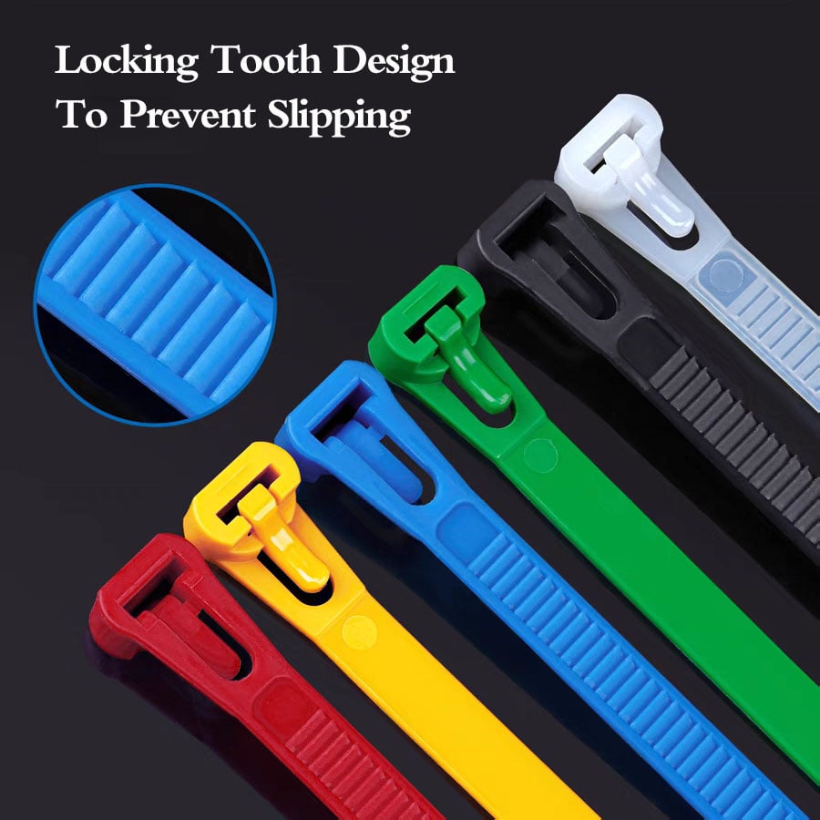 (🔥Hot Sale 48% OFF) -Buckle Self-locking Premium Nylon Cable Wire Ties