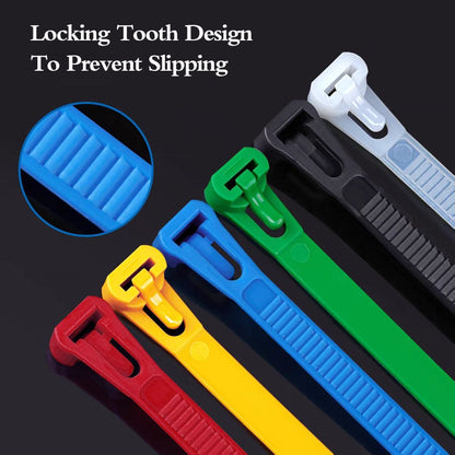 (🔥Hot Sale 48% OFF) -Buckle Self-locking Premium Nylon Cable Wire Ties