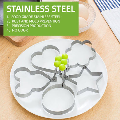 Seurico™ Stainless Steel Fried Egg Molds