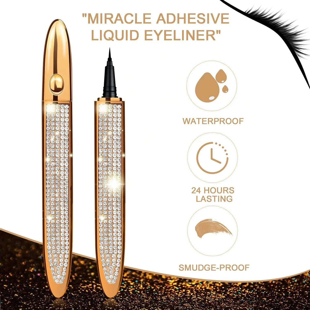 🔥2023 Seurico™ New Self-adhesive Eyeliner Eyelash Glue Pencil