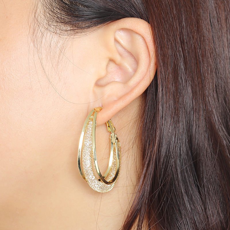 🎄Christmas Sale - 49% OFF🎁 Seurico™Lymphatic fashion Oval Earrings