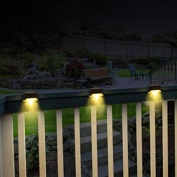 LED Solar Lamp Path Staircase Outdoor Waterproof Wall Light🔥