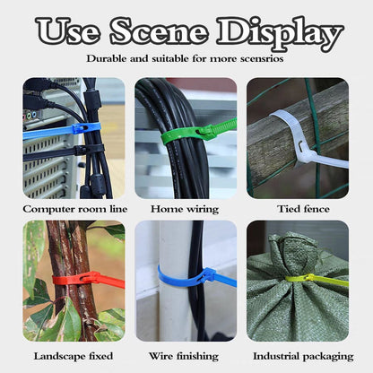 (🔥Hot Sale 48% OFF) -Buckle Self-locking Premium Nylon Cable Wire Ties