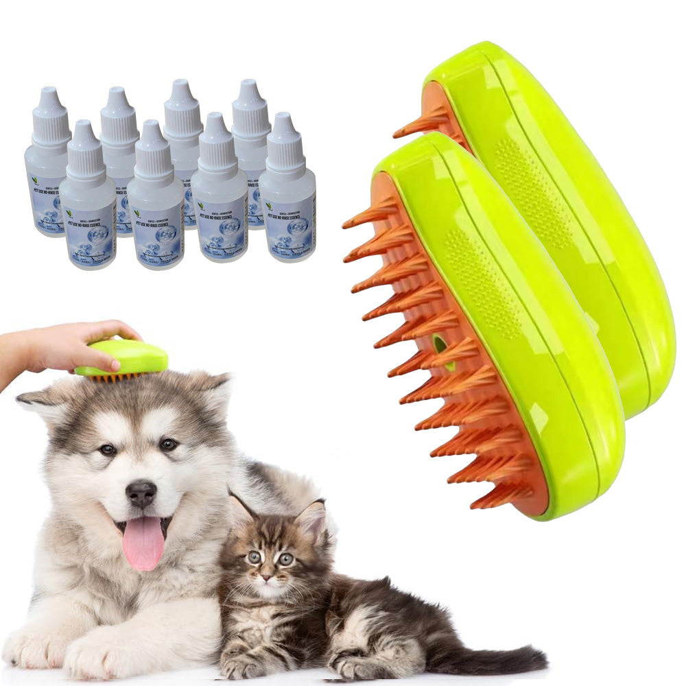 Cozyk™ Patented Exclusive Rechargeable Steam Pet Brush