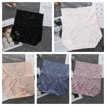 🔥5 PCS SET - Sexy High Waist Pretty Lace Panties