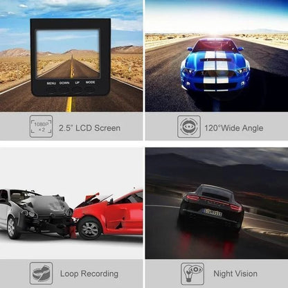 🔥 49% OFF - 1080p HD Night Vision Dash Cam