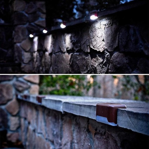 LED Solar Lamp Path Staircase Outdoor Waterproof Wall Light🔥