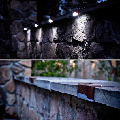 LED Solar Lamp Path Staircase Outdoor Waterproof Wall Light🔥