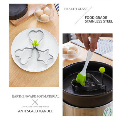 Seurico™ Stainless Steel Fried Egg Molds