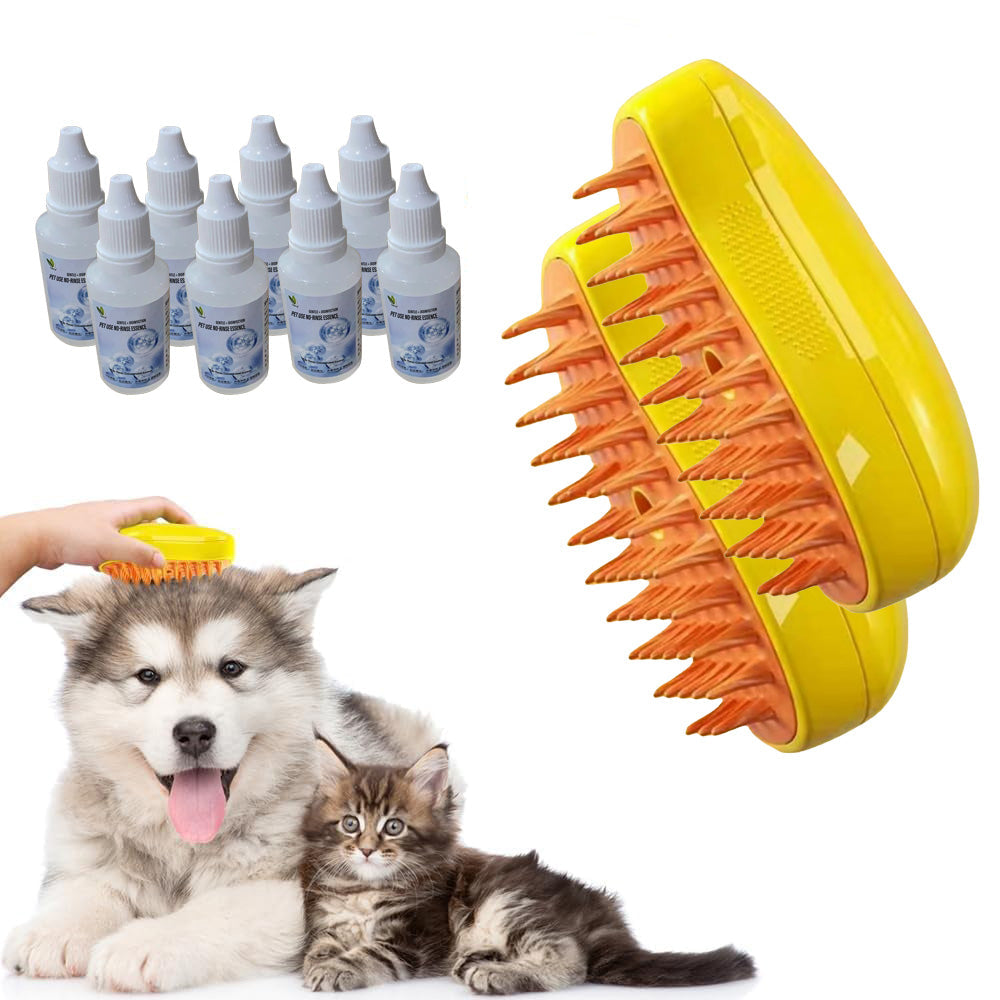 Cozyk™ Patented Exclusive Rechargeable Steam Pet Brush