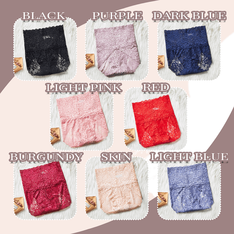 🔥5 PCS SET - Sexy High Waist Pretty Lace Panties