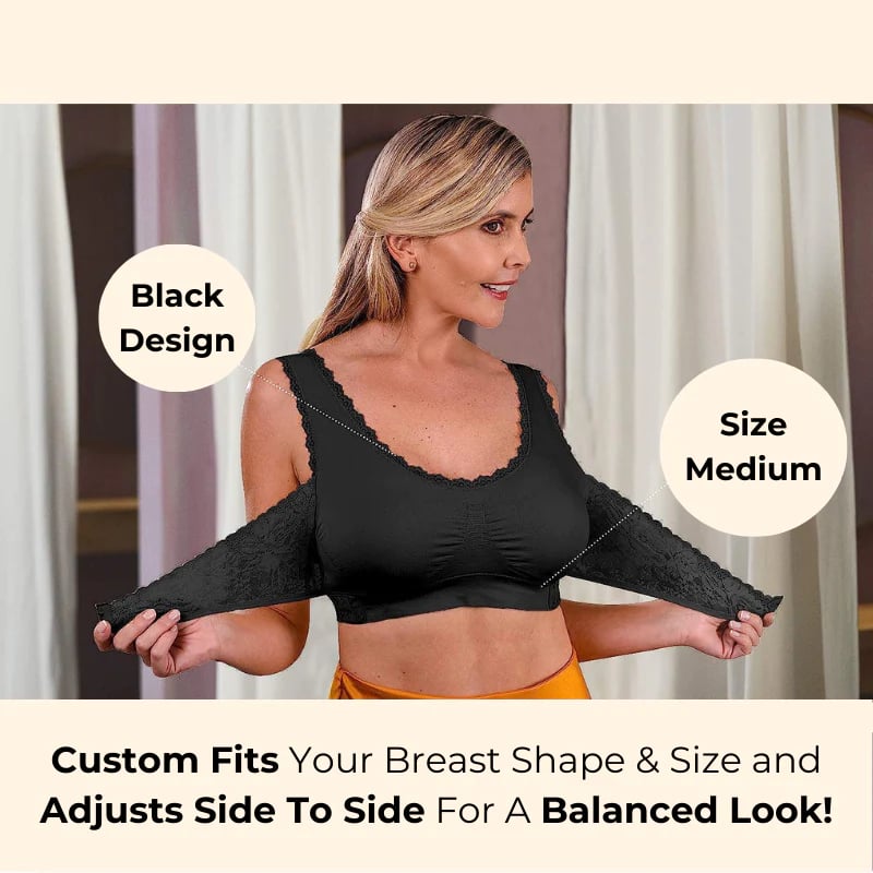 LAST DAY SALE 49% – Comfy Corset Bra Front Cross Side Buckle Lace Bras