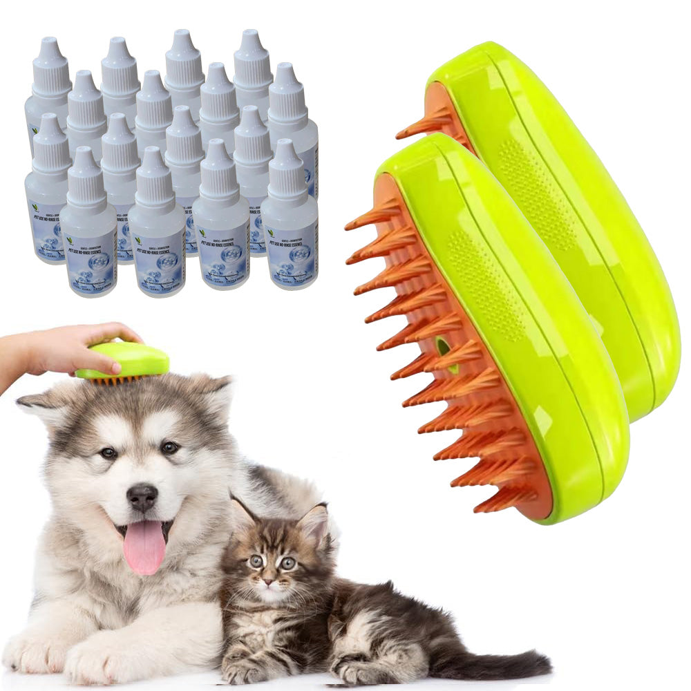 Cozyk™ Patented Exclusive Rechargeable Steam Pet Brush